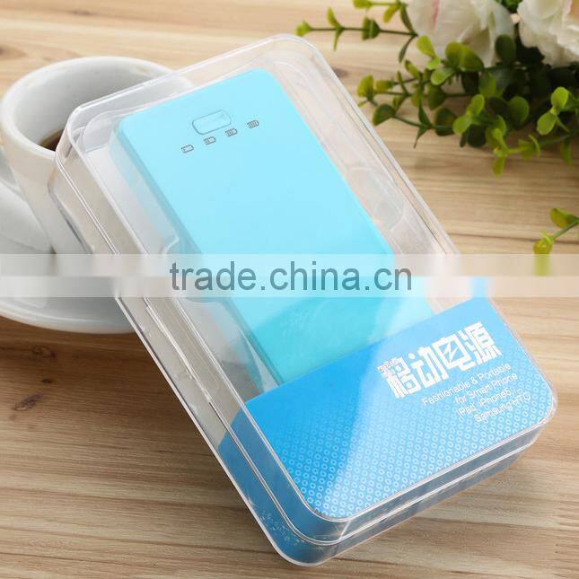 Sucker rectangle handy power bank 6000mAh universal phone charger