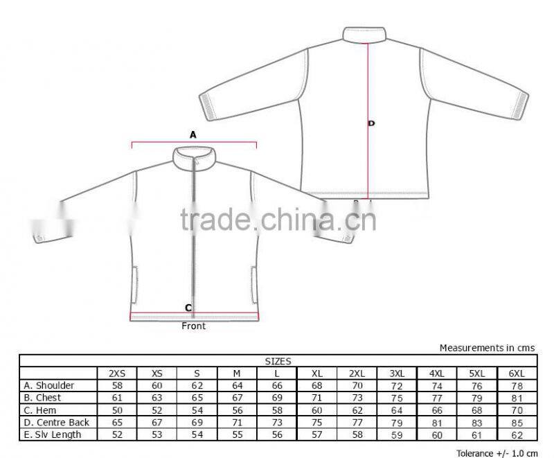 Custom Plus Size Men's Sublimation Polyester softshell Jacket