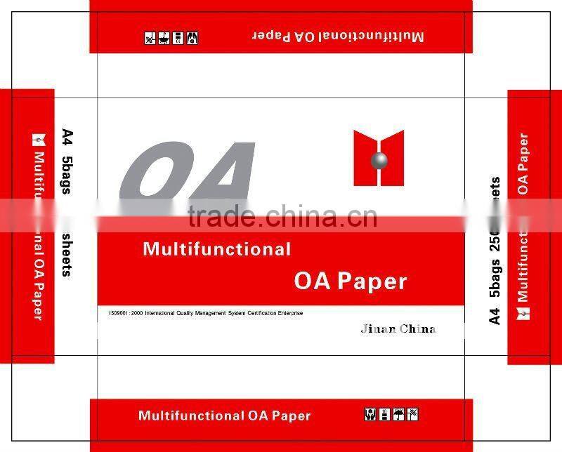 high quality 100% pure virgin wood pulp A4 office Copy paper