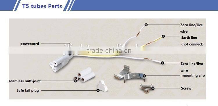 Hot sales High light effiency 3ft t5 9w tube5 led light tube with CE RoHS Approval