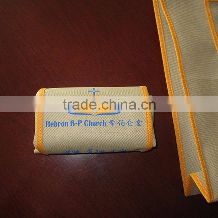 Non Woven Promotional Reusable Folding Tote Bag