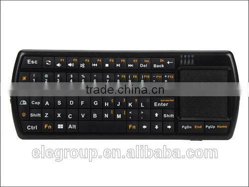 Palm-sized mini bluetooth keyboard with touchpad/flashlight/Backlit keys for ipad/iphone/laptop