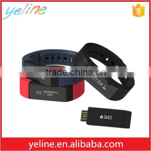 Hot innovative 2016 fitness heart rate monitor leather wristlet