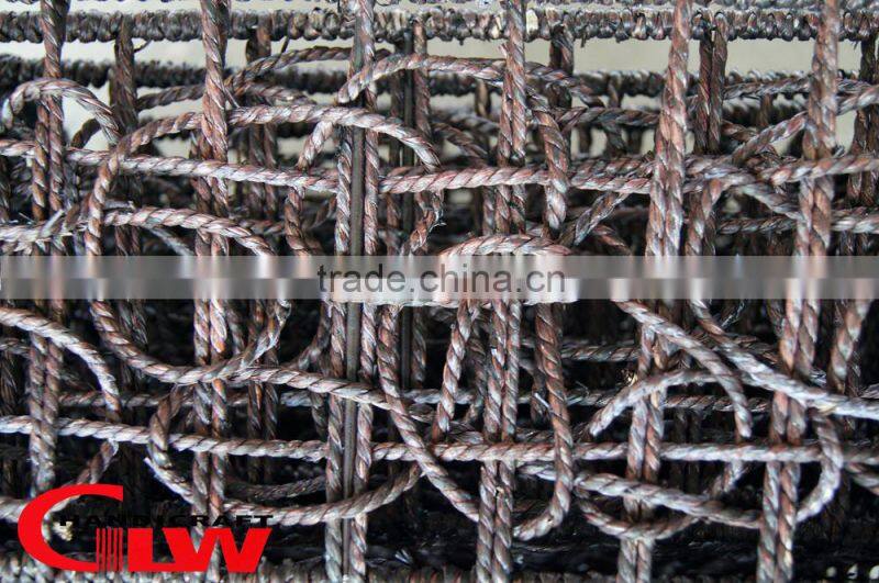 Seagrass decorative storage basket with liner,set of 5