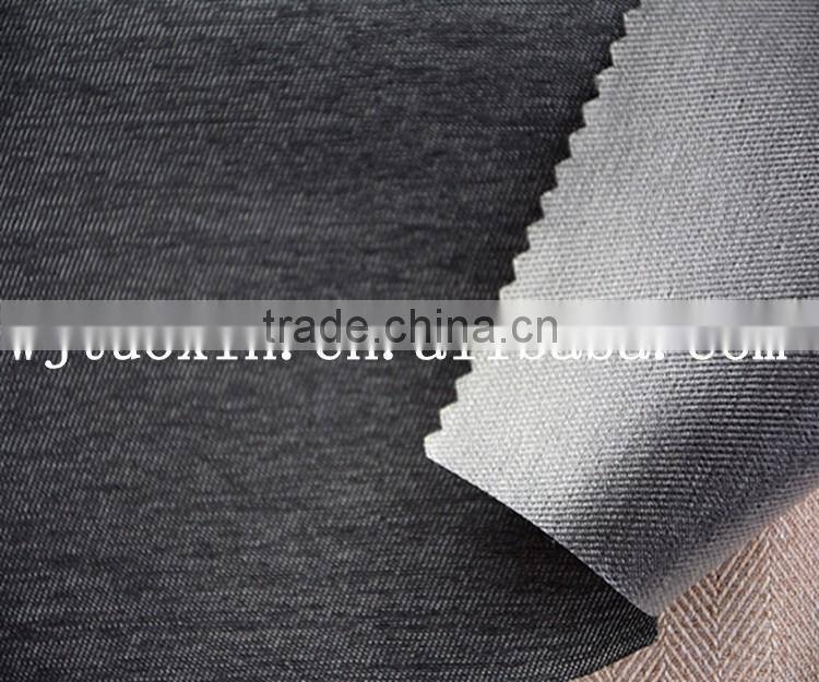 denim like fabric with transparent TPU