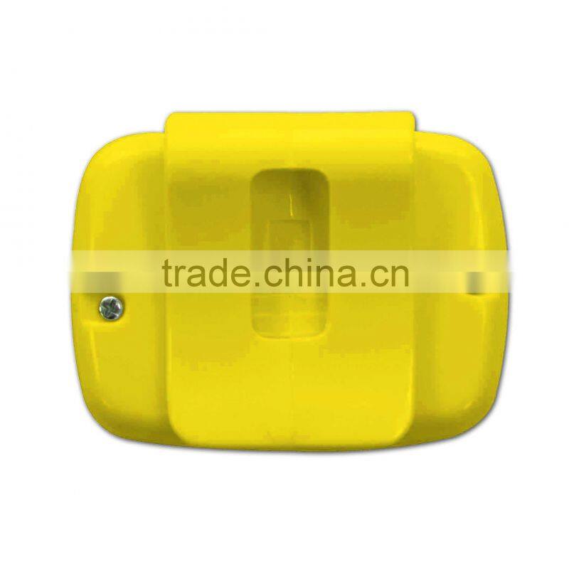 MB58D_YW Yellow Colorful promotion Gift plastic ABS Case LCD display pedometer instruction