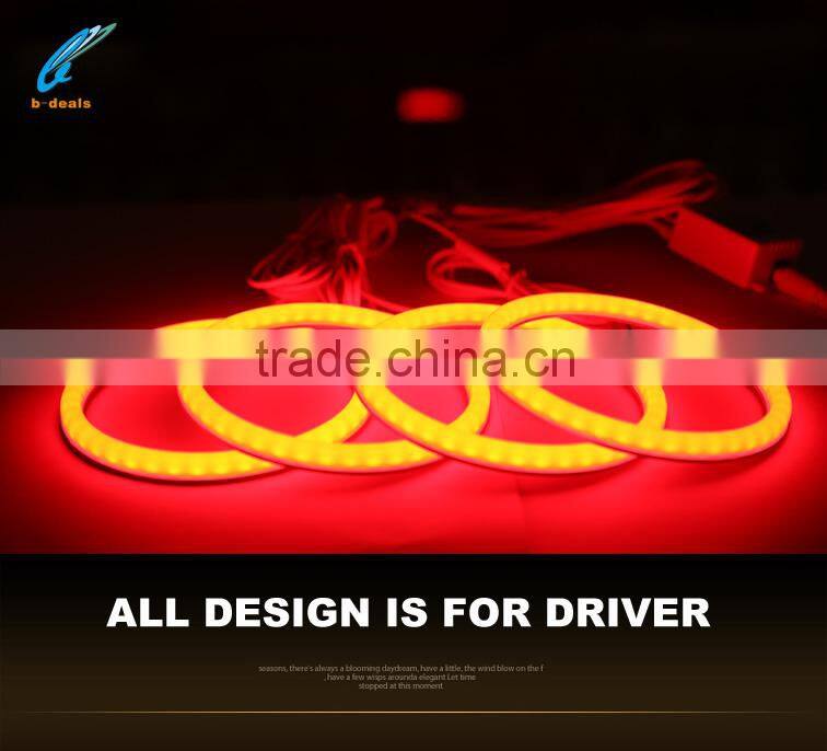 B-Deals Car accessories 120mm wifi control Rgb color changing angel eyes for bmw E30 E32 E34