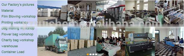 Recycled non-woven packaging bags for shopping