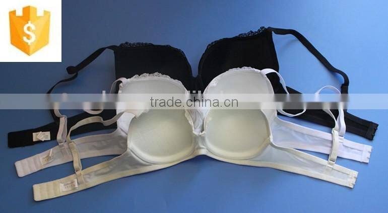 The simple pure color bra for ladies