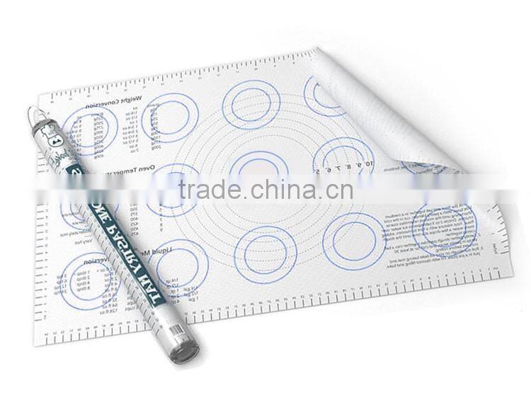 Silicone Pastry ,table, dinner Mat, Non-Slip Sheet Sticks To Countertop for Rolling Dough