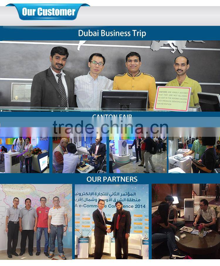 Price of home appliances floor standing portable mobile air cooler with water