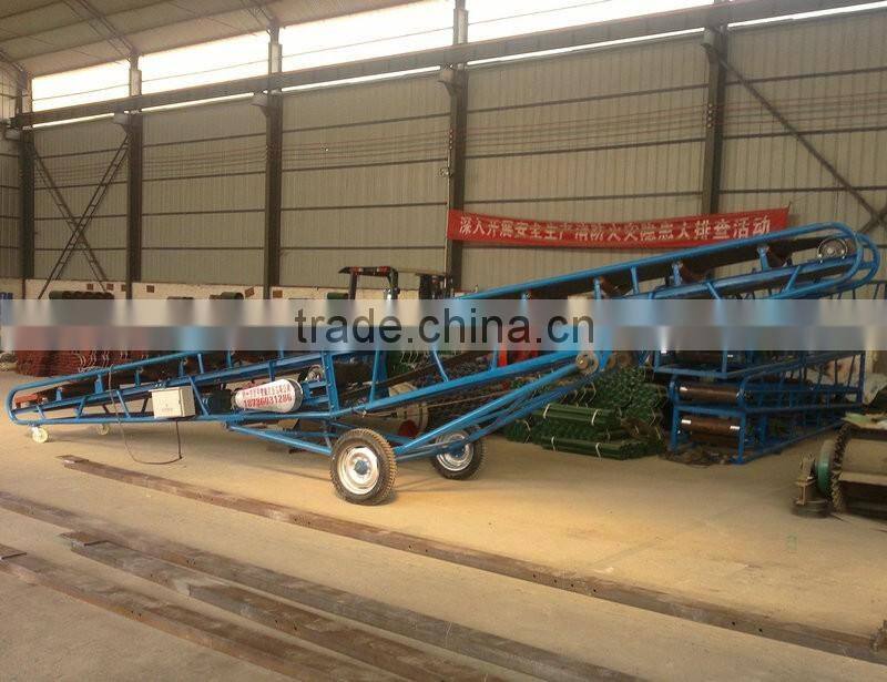Portable belt conveyor machine price
