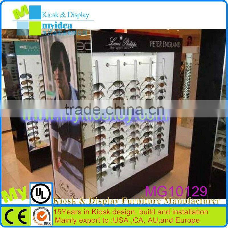 Hot sale sunglass display/acrylic sunglass showcase