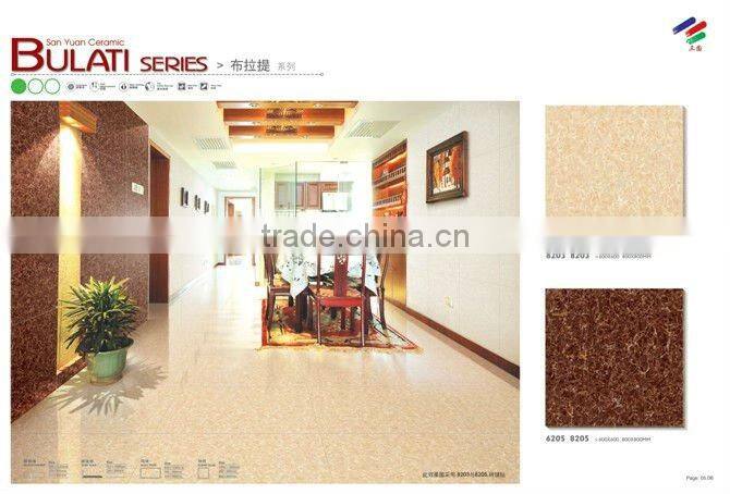 granite & marble look polish porcelain tile (600x600mm)