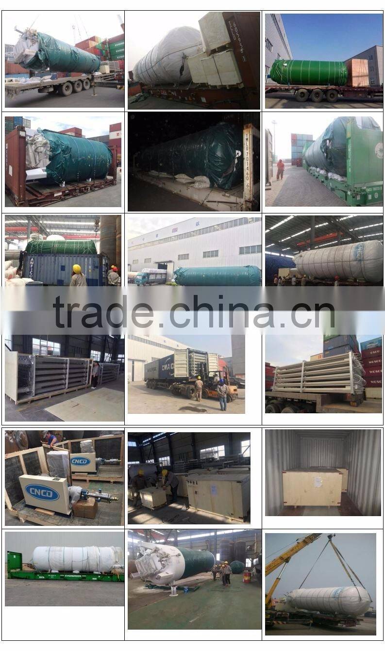 cylindrical Perlite insulation used for storage cryo tank