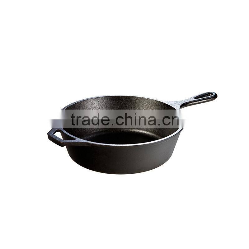 Camping cookware cast iron skillet/fry pan/Grill Pan