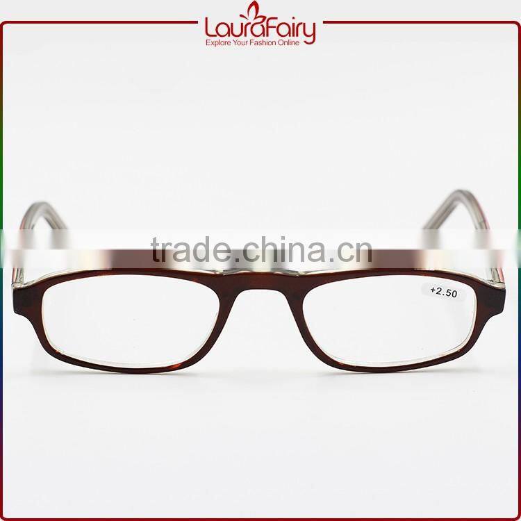 Laura Fairy German CE Fashion White Glass Lens Vision Correction Reading Glasses