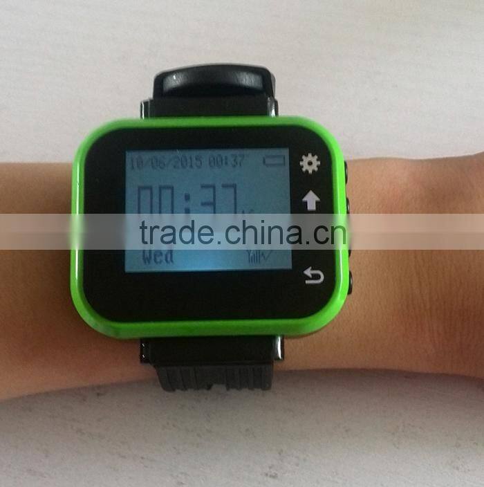 KOQI wireless led display receiver system watch pager corridor light hospital call emergency center Mechanial push button