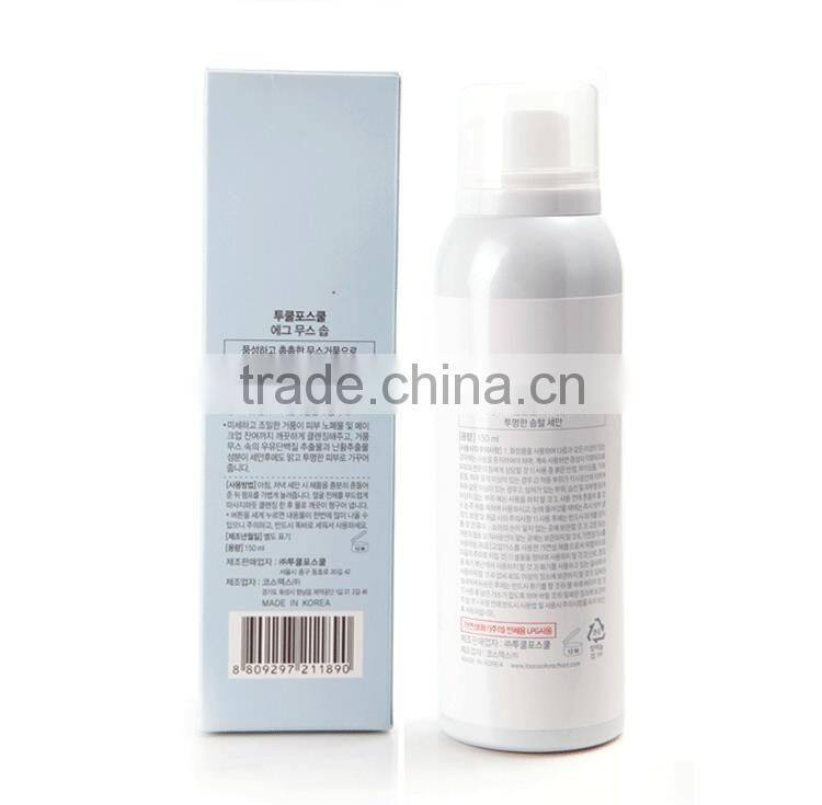 Korea Too Cool for School - Egg Mousse Soap 150ml Soft Moose Type Form Cleanser Moisturizing&Whitening Cream facial cleanser