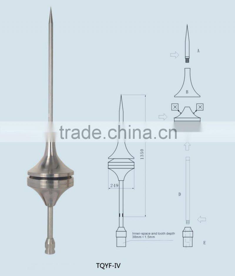China manufacturers Dural Messien lightning rods