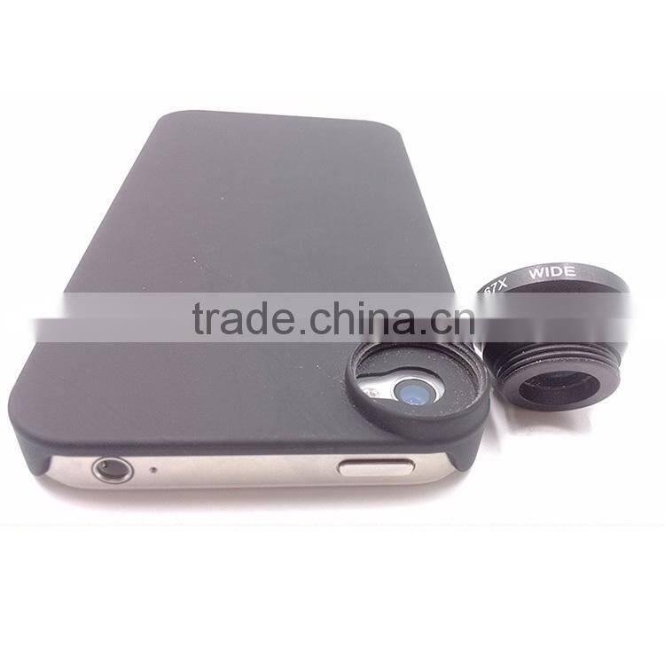 hot wholesale 2 in 1 wide angle & micro lens for IPHONE