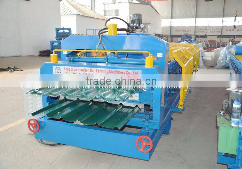 Alibaba Express Glazed Roof Tile Press Machine Made in China