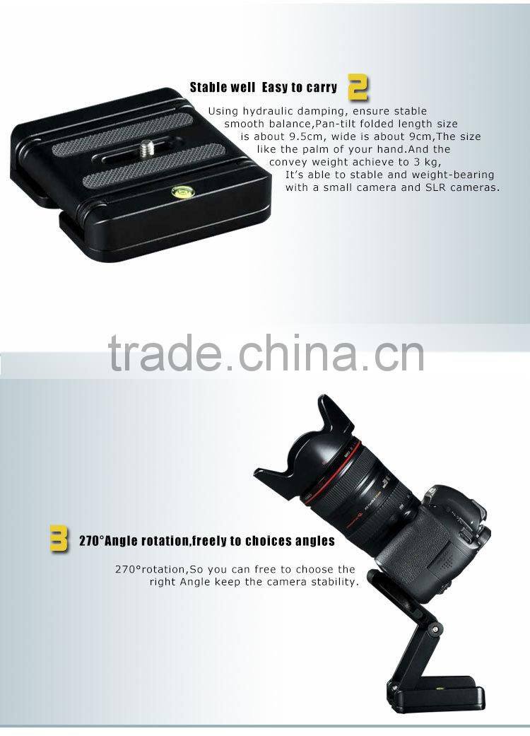 china factory ZD-Y10 dslr video camera gear controller for tripod mount aluminum outdoor pan tilt motor