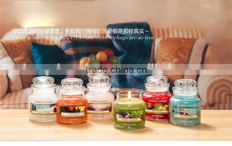 Luxury scented fireworks roman candles in yankee glass jar