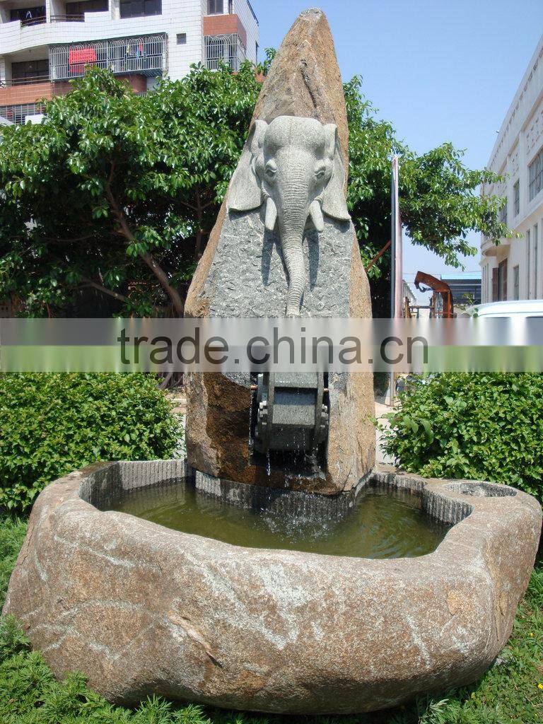 Indoor Hand Carved Natural Stone Small Waterfall Buddha Fountain