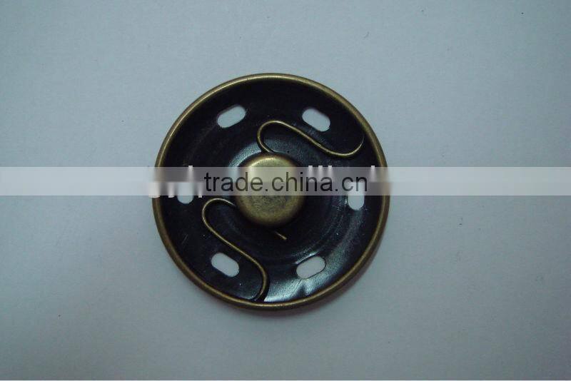 47mm big big rim metal sew press stud button for coat