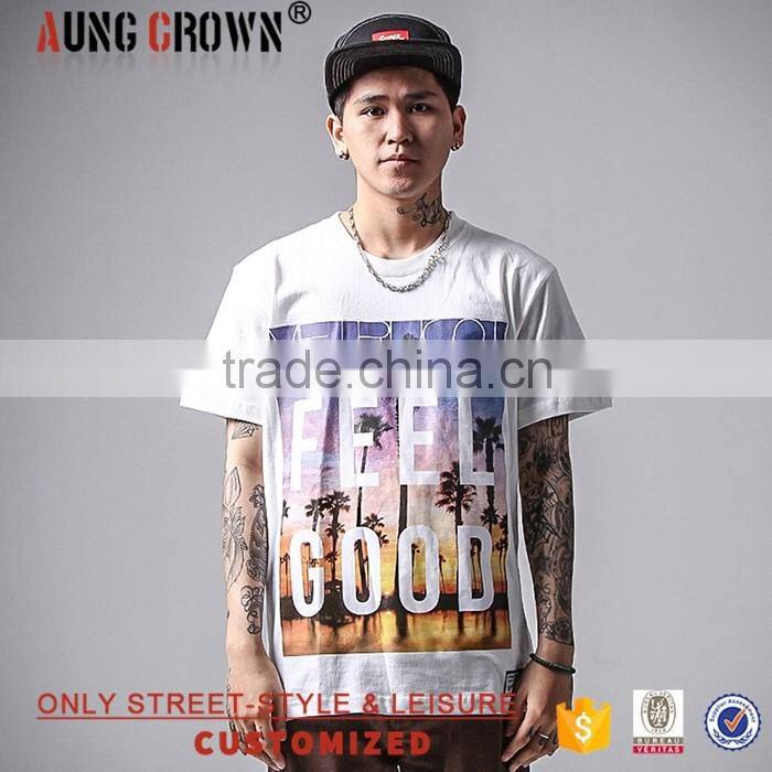 Hot Sale T Shirt Short Sleeve With Custom Logo With Round Collar