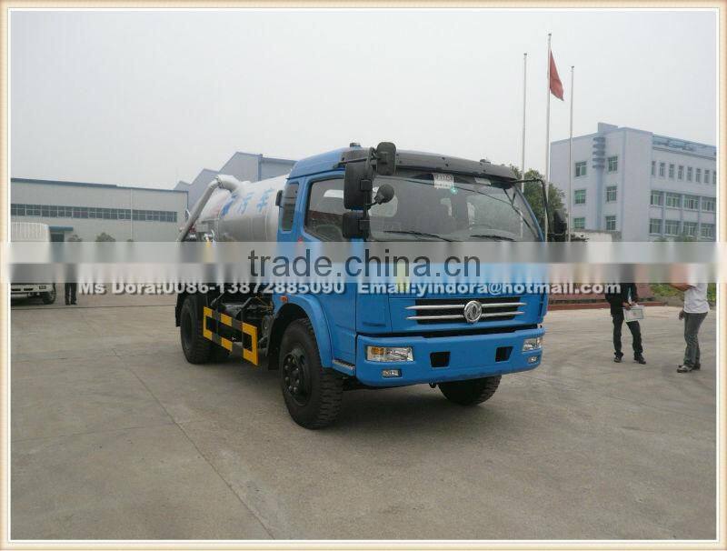 Dongfeng 4x2 Sewage Fecal Suction Tanker Vehicle