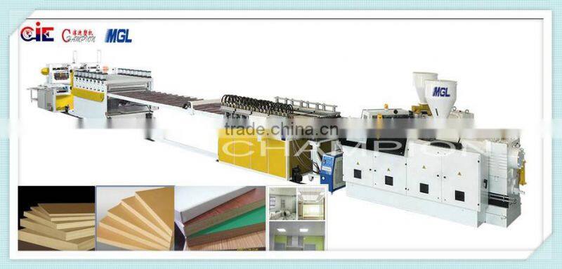 High grade high effeciency pvc crust foam sheet production machine