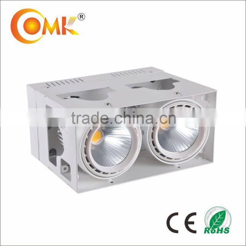 Iron+Alumninum Adjustable Grille Light