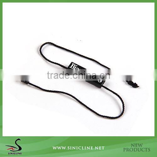 Sinicline Plastic Seal Tag with Double Sides Embossed Logo for Menswear