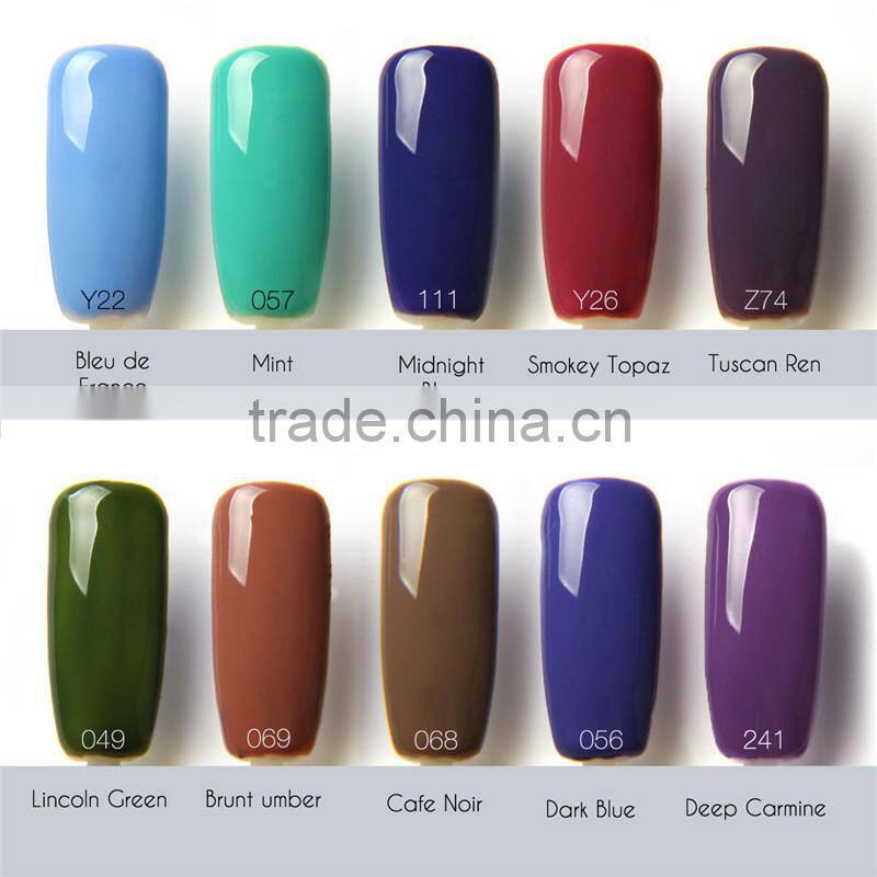 Acrylic one step gel thermal oil based top coat nail polish private label