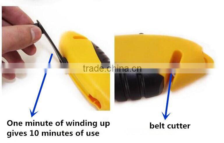 Multi-function lighting emergency hammer
