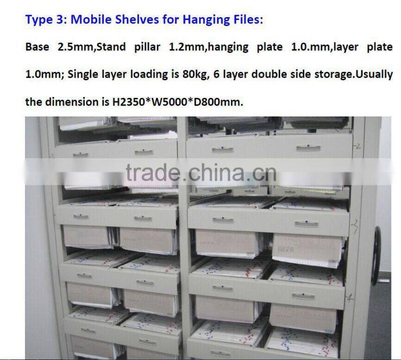 Powered mobile racking