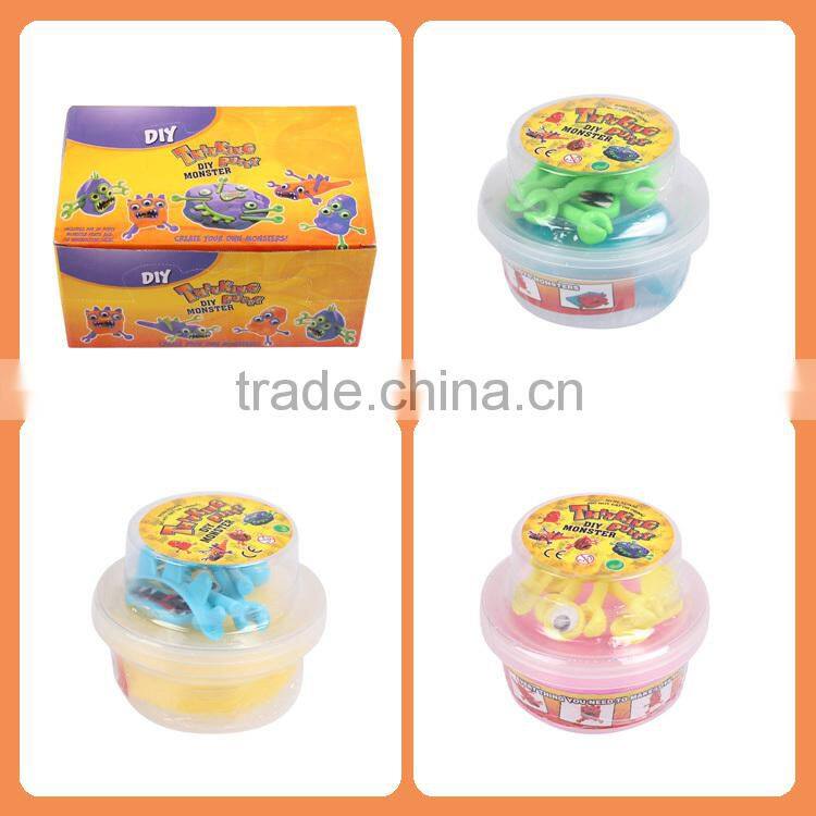 Magic Red Green and Yellow Handmade Educational Clay Funny Moving Christmas Toys