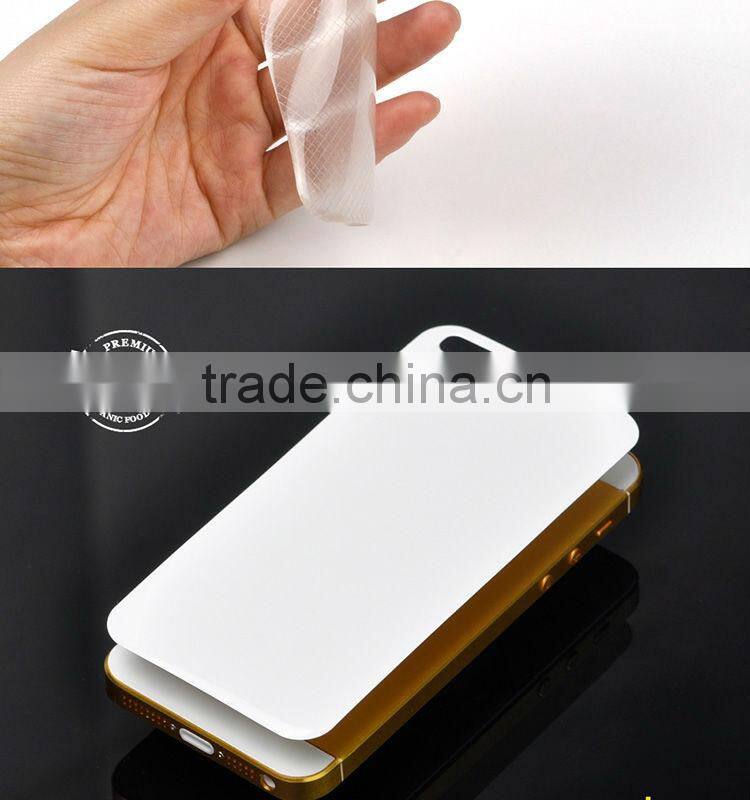 Removable 3m transparent epoxy sticker for iphone 5S