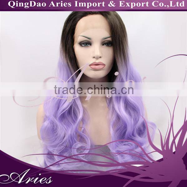 Full density full lace wig synthetic lace wig distributor