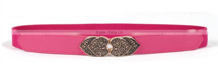 New fashionable design of elegant ladies belt women PU belt