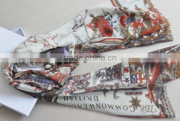 new products 2014 fashion digital print 100% cashmere pashmina scarfs