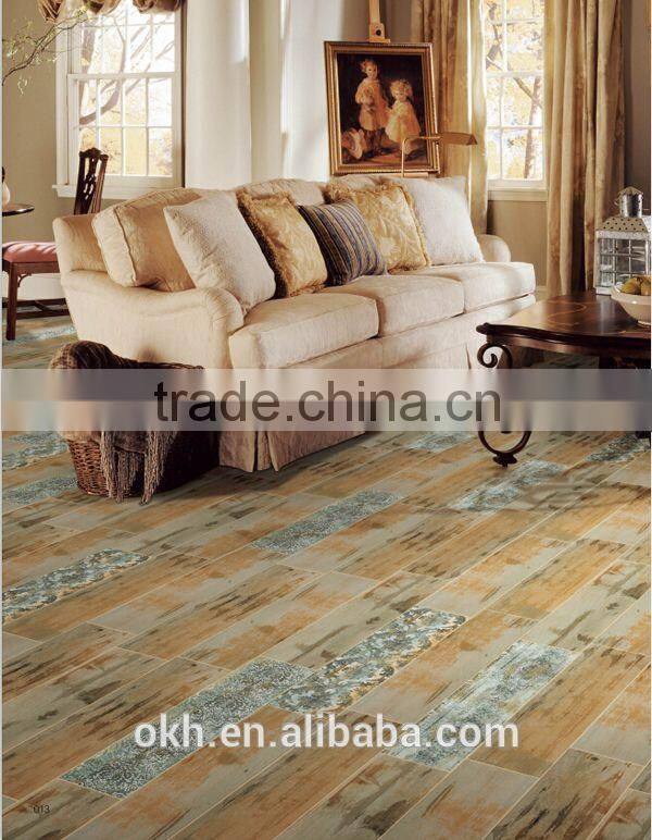 Interior project Wood like Tiles