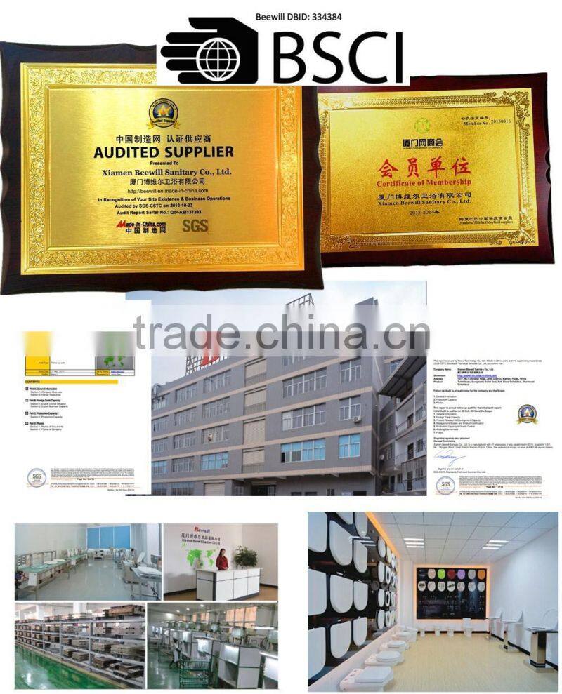 Soft Close Slim toilet seat with LED night light