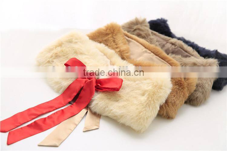 New product high quality fashion fur children scarf WJ-663