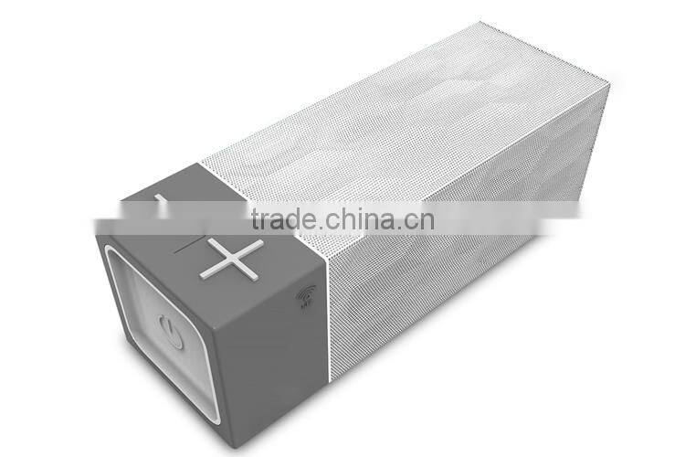 stereo Vibration & Bass Sound NFC +Time Display Touch Boom wireless bluetooth speaker with microphone Digital Clock