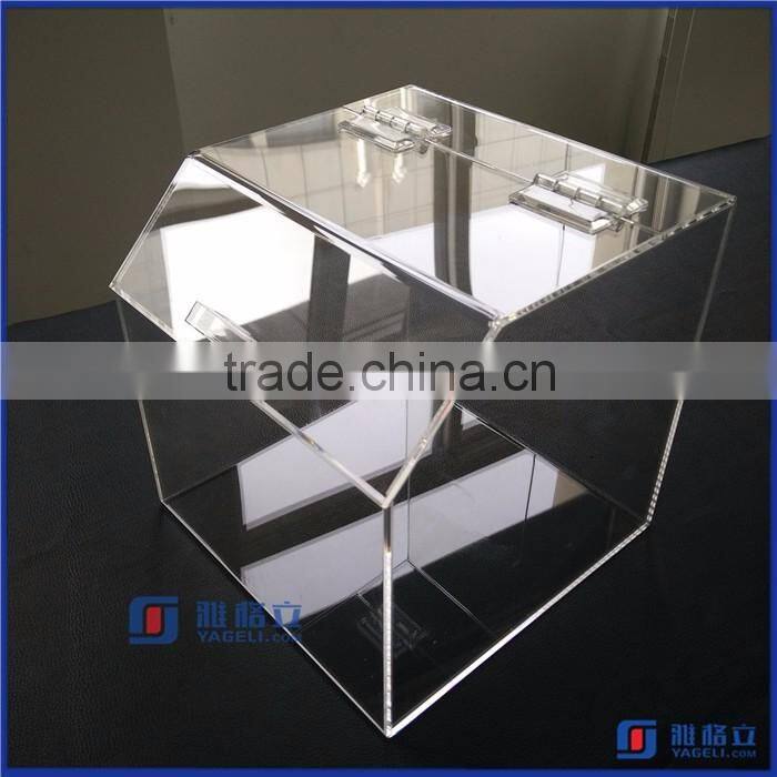 Yageli China factory wholesale acrylic candy box with scoop