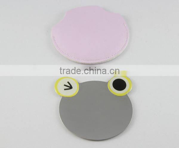 non-breakable gift metal mirror plain metal mirror wallet sized