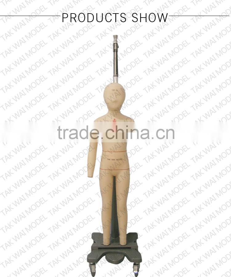 Customized full body standard kids size training body dummy